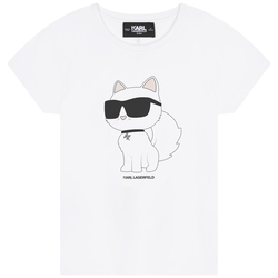Karl Lagerfeld Majice kratkih rukava Z15416-10P-C Bijela