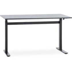Radni sto sa gas. podes. visinom LUNDTOFT 70x130 crna