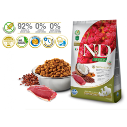 N&D Suva hrana Quinoa Skin&Coat Duck, Coconut-Curcuma 2,5 kg