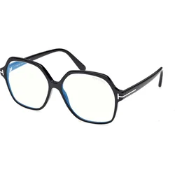 Tom Ford Blue Block Ženski okvir za dioptrijske naočare 0FT6062-B 157, Crni