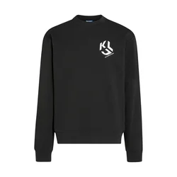 KARL LAGERFELD JEANS Majica Monogram črna/bela