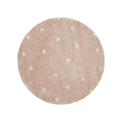 Lorena Canals Tepih Okrugli Mini Dot Rose
