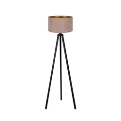 Brilagi - Stojeća lampa VELVET 1xE27/60W/230V wenge/bež