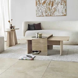 Hanah Home Set klub stolova Luna, 4 komada, Bež