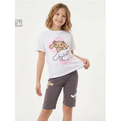 Sinsay - Set: majica i biciklističke Cinnamoroll - šareno