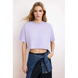 Trendyol Milla Ženska majica TWOSS23TS00038, Ljubičasta