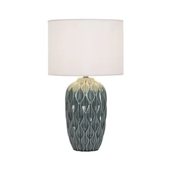 Stona lampa PINEAPLE 1xE27/40W/230V bela/zelena
