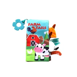 Kikka Boo Edukativna knjiga Farm Tails sa glodalicom