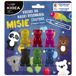 MEDVEDJE BARVE ZA UČENJE RISANJA 6 BARV KIDEA
