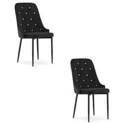Brandless AMORE Stol - črn x 2, (22030592)