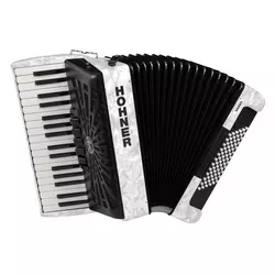 HOHNER BRAVO II 72 BELA HARMONIKA NEW BELLOW S TORBO