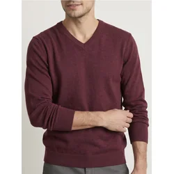 Sinsay - Džemper s V-izrezom - maroon