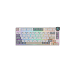 Royal Kludge Gaming mehanička tastatura N80, RGB, Hot-swap,Bela