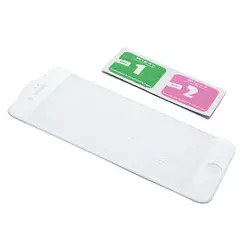 Folija za zastitu ekrana GLASS 5D za Iphone 8 Plus bela