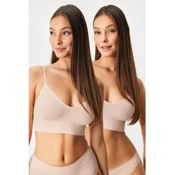 2PACK Modrček RIB Bralette, brez kosti