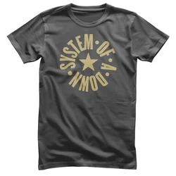 System of a Down Circle Star Logo Dark Grey L Majica