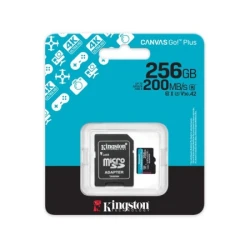 Kingston U3 V30 microSDXC 256GB Canvas Go Plus 200MB/s A2 + adapter SDCG4/256GB Memorijska kartica
