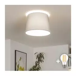 Brilagi - LED plafonski luster CERIA 1xE27/40W/230V O 30 cm siva