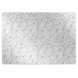 Decormat Podloga za stol Simple triangles 120x90 cm 2 cm