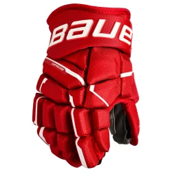 Hokejske rokavice Bauer Supreme MACH Red Junior 10 palcev