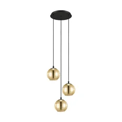 Eglo 39685 - Luster na sajli LEMORIETA 3xE27/40W/230V