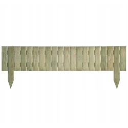shumee Lesena ograja za trato, vrtna palisada, 90 cm