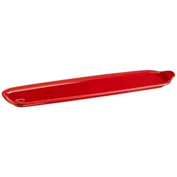 Aperitivo ceramic platter, 42 x 11 cm, Burgundy - Emile Henry