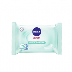 Nivea Baby vlažne maramice Pure Sensitive, dopunsko pakiranje, 63 kom