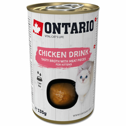 Ontario Kitten pijača s koščki piščanca 135 g