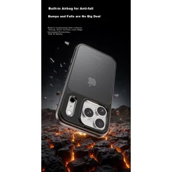 Rock Maska za mobilni telefon iPhone 17 Pro Max, Crna