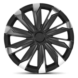 AutoStyle Pokrovi platišč Typhoon Chrome/Black 16