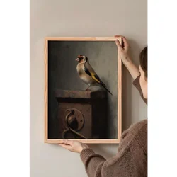 Multikolor dekorativna slika u okviru 50 x 70 cm