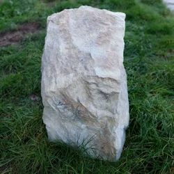 Taidekivi Baštenski kamen, Mediteran, Beli H50, cm O35 cm