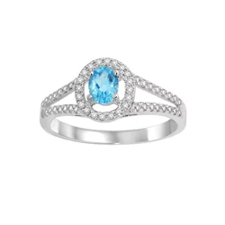 DIAMANT LETERNEL Prstan srebrna