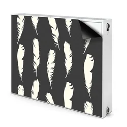 tulup.si Pokrov radiatorja Belo perje 90x60 cm