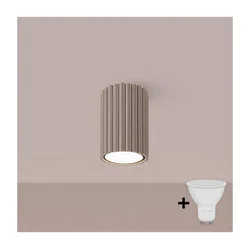 Brilagi - LED spot svetlo CRESTO 1xGU10/10W/230V 10 cm taupe