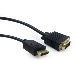 Gembird adapter za video kablove 1,8 m DisplayPort VGACrno