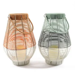 Mhome Laterna z LED svečo h30cm/več barv/kovina, plastika