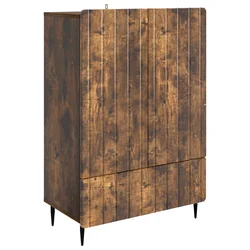 Kreveta Dimljeni hrast 66 x 34,5 x 97 cm Konstruirano drvo