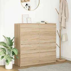 Komoda boja hrasta sonome 100x35x99 cm od konstruiranog drva
