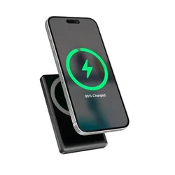 GEMBIRD PB10-WPC15M-LCD-01 15 W magnetni bežični prenosni punjač LCD, 10000 mAh, crni