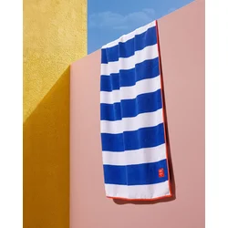 Madame Coco Peškir za plažu Biasse, Pamučni, 70x150cm, Teget-beli