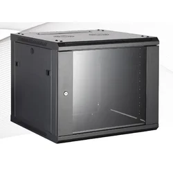 Safewell SMA 19 6U 600x600, vrata sa kaljenim staklom i ventilacionim otvorima
