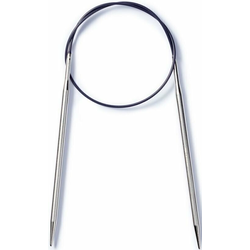 PRYM Circular Knitting Needles Brass 100cm / 4mm Silver