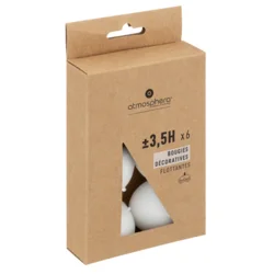 Set plutajućih sveća Many fi 4.5cm 6/1 bela Atmosphera
