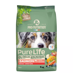 PRO-NUTRITION Suva hrana za pse Pure Life Adult Medium, Losos. 2kg