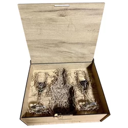 Manastir Kovilj Gift Box 2 čaše Grappa - bez rakije