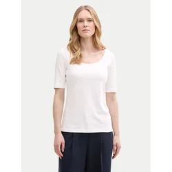 Tom Tailor Majica 1045541 Bela Regular Fit