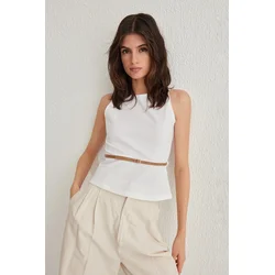 Trendyol Milla Ženska bluza, Krem