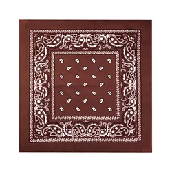 Tekstilna bandana rjava za party dekoracijo